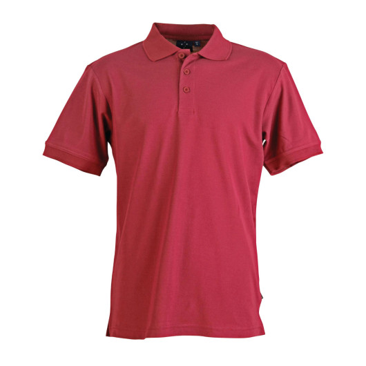 Promotional Mens Classic Casual Polos Maroon